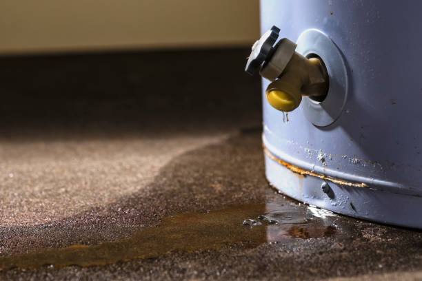 Water damage restoration process in TX